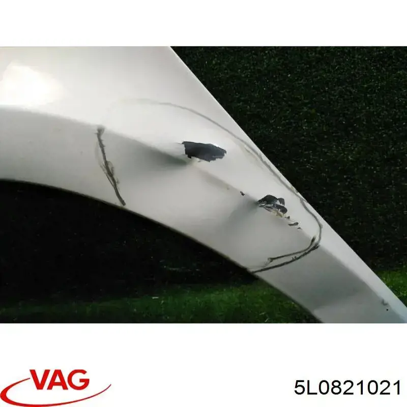 Pára-lama dianteiro esquerdo VAG 5L0821021 preço, a partir de 135,38 USD