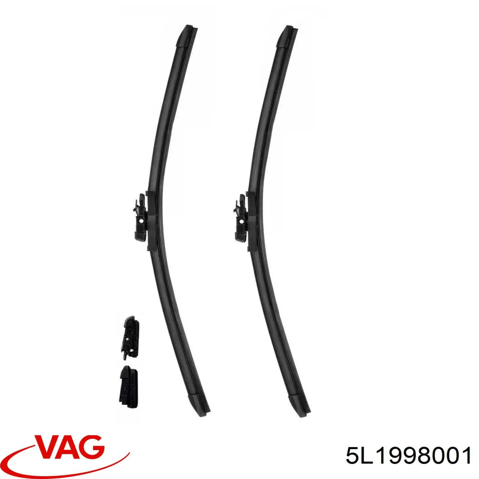 Limpa-pára-brisas do pára-brisas, kit de 2 un. VAG 5L1998001 preço, a partir de 32,83 USD