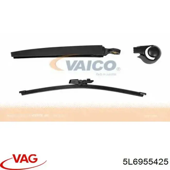 5L6955425 VAG Limpa-pára-brisas de vidro traseiro