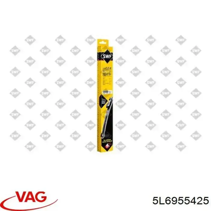 Limpa-pára-brisas de vidro traseiro VAG 5L6955425 preço, a partir de 6,66 USD