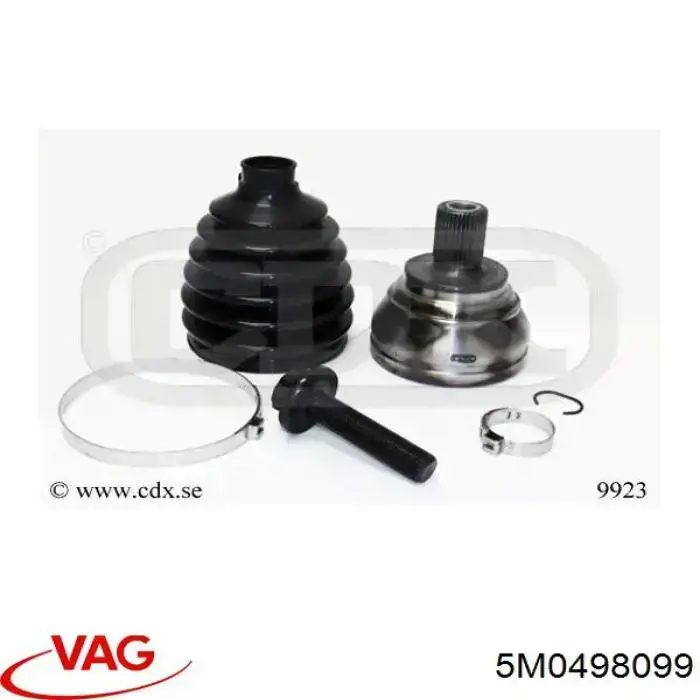 Compre 5M0498099 VAG Junta homocinética externa dianteira