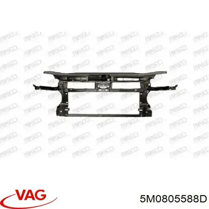 5M0805588D VAG Suporte do radiador montado (painel de montagem de fixação das luzes)