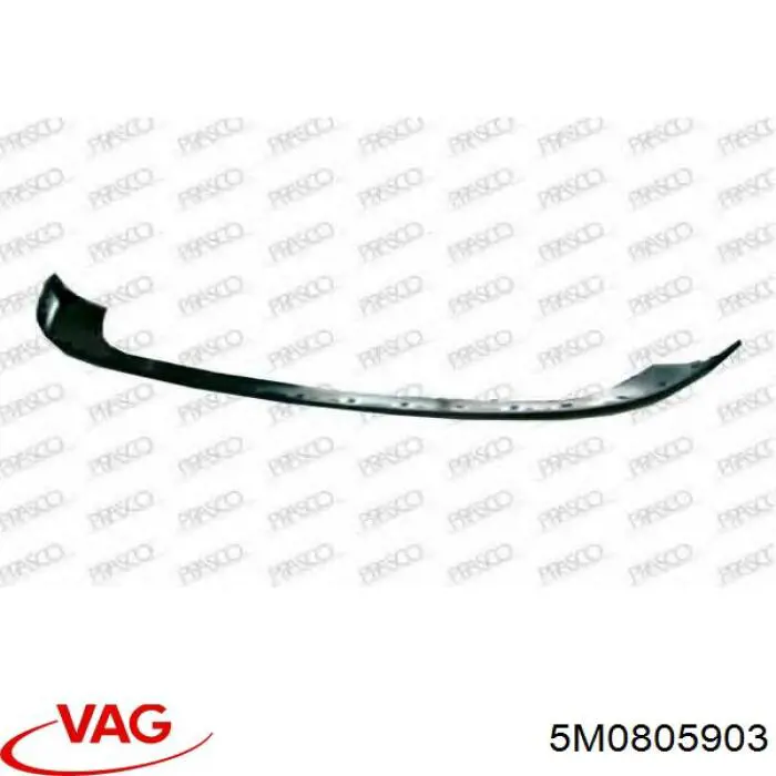 5M0805903 VAG Spoiler do pára-choque dianteiro