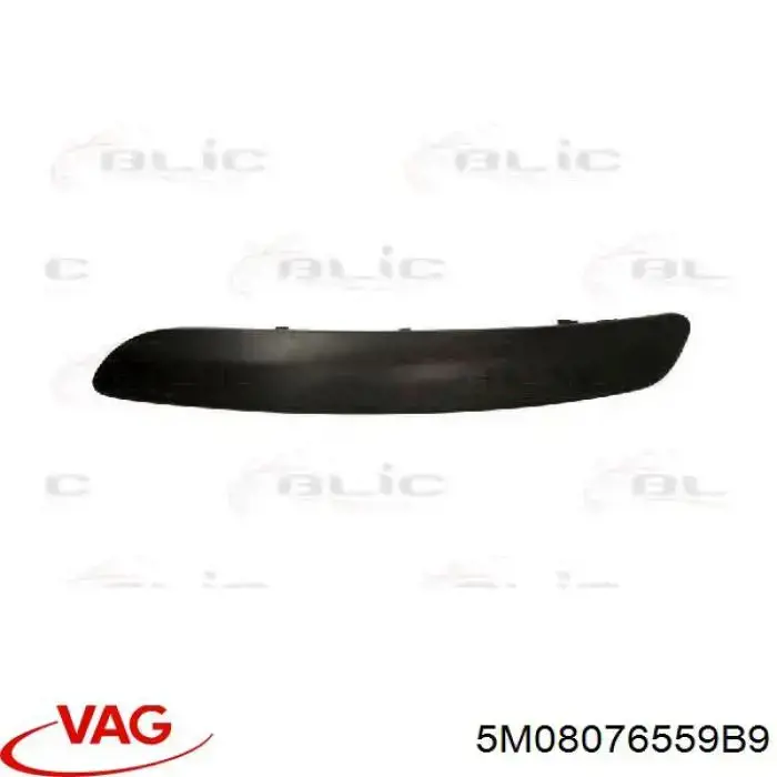 Compre 5M08076559B9 VAG Placa sobreposta esquerda do pára-choque dianteiro