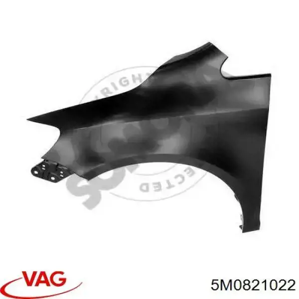 Pára-lama dianteiro direito VAG 5M0821022 preço, a partir de 139,09 USD
