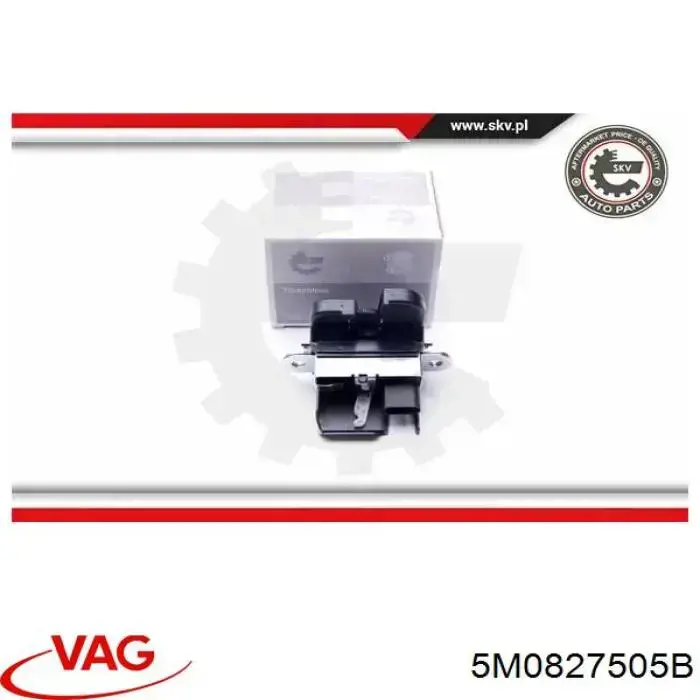 Fecho de tampa de porta-malas (de 3ª/5ª porta traseira) VAG 5M0827505B preço, a partir de 48,84 USD