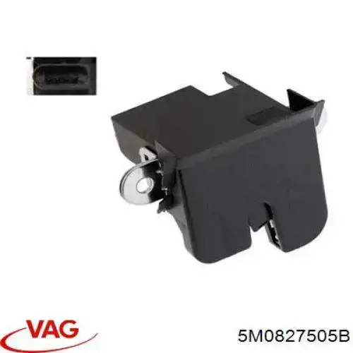 5M0827505B VAG Fecho de tampa de porta-malas (de 3ª/5ª porta traseira)