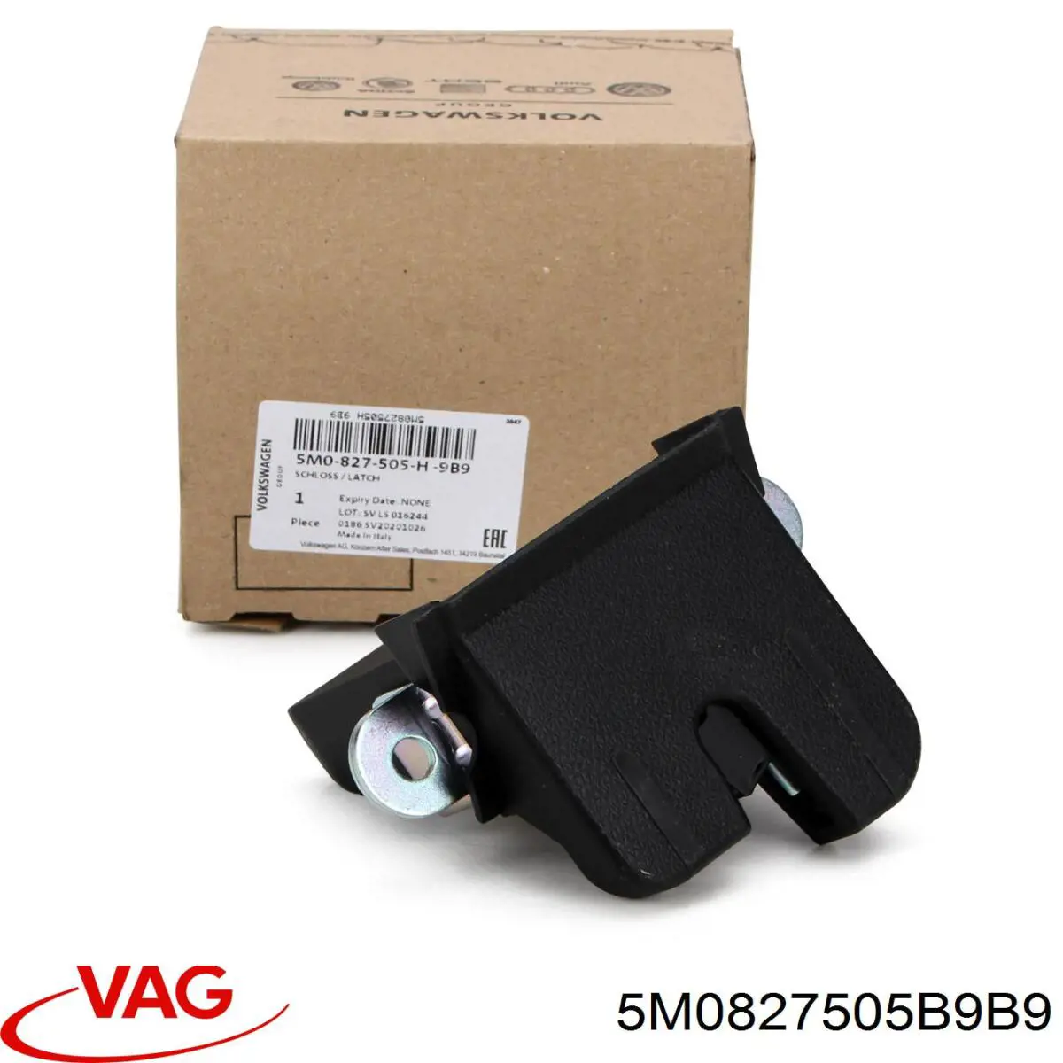Fecho de tampa de porta-malas (de 3ª/5ª porta traseira) VAG 5M0827505B9B9 preço, a partir de 48,84 USD