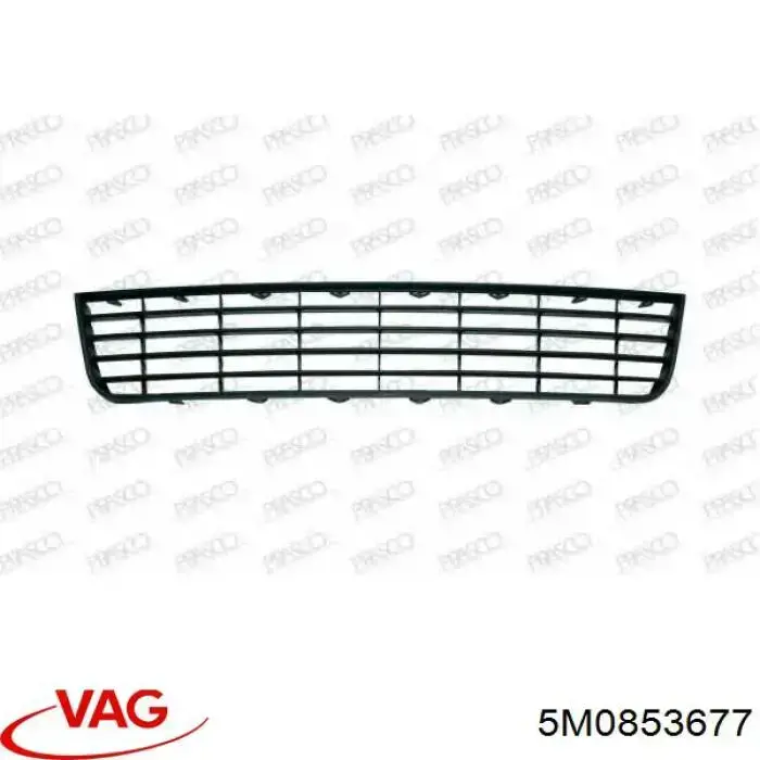 Grelha central do pára-choque dianteiro VAG 5M0853677 preço, a partir de 32,40 USD