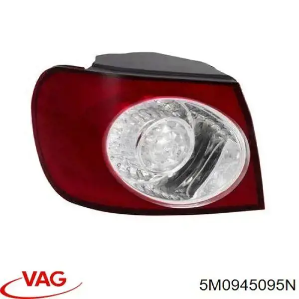 5M0945095N VAG Lanterna traseira esquerda externa