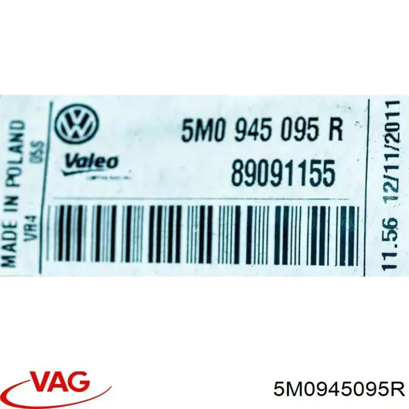 Lanterna traseira esquerda externa VAG 5M0945095R preço, a partir de 148,38 USD
