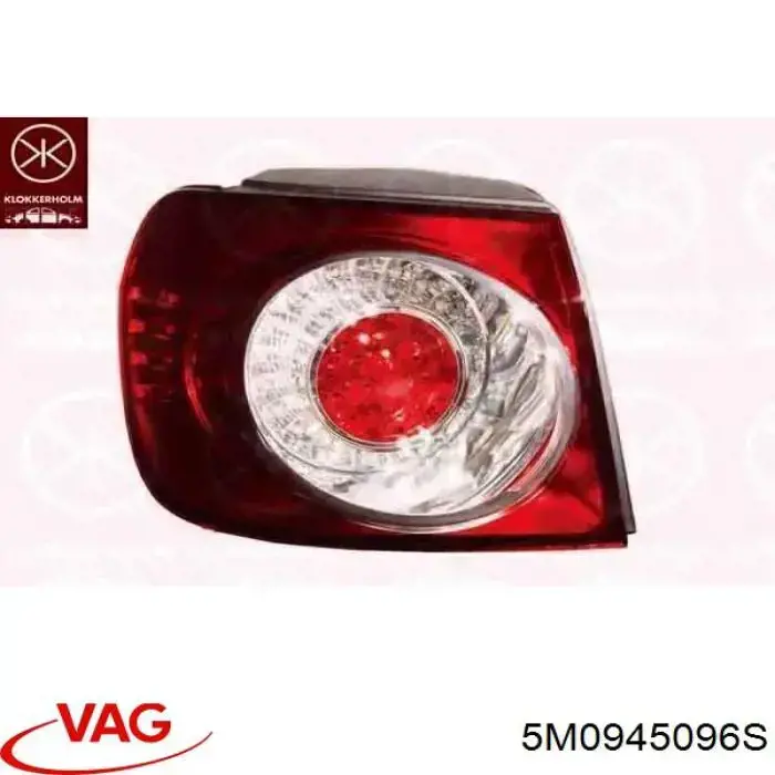 5M0945096S VAG Lanterna traseira direita externa