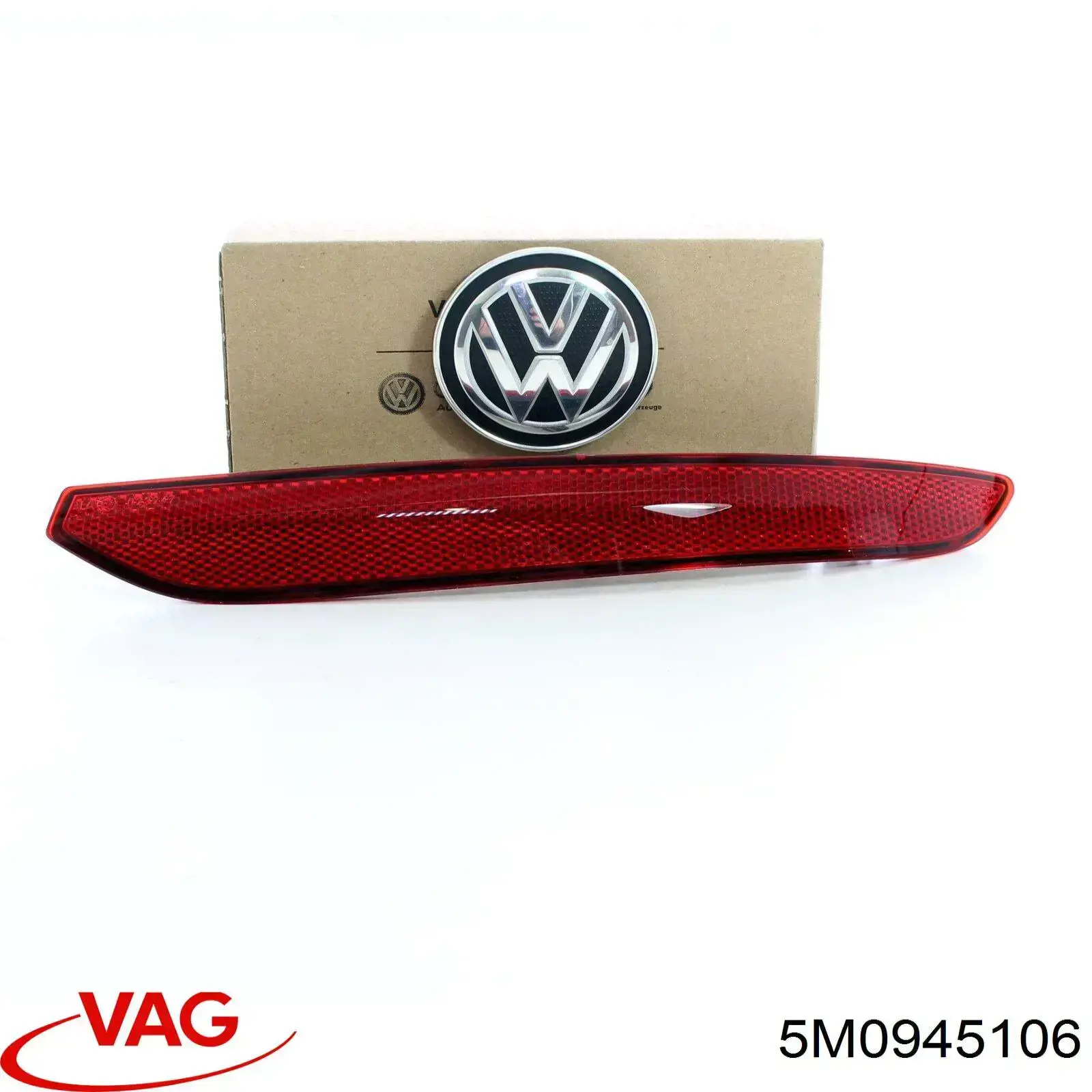 Retrorrefletor (refletor) do pára-choque traseiro direito VAG 5M0945106 preço, a partir de 50,73 USD