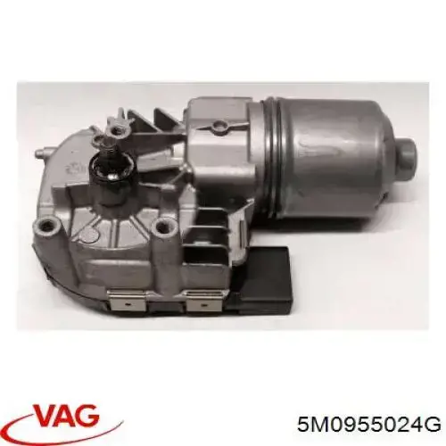5M0955024G VAG Trapézio de limpador pára-brisas direito