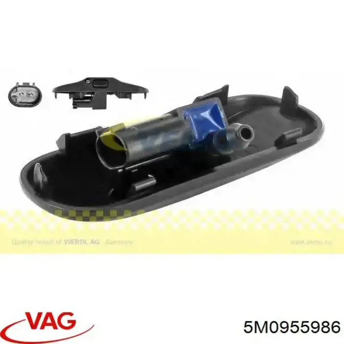 5M0955986 VAG Injetor de fluido para lavador de pára-brisas