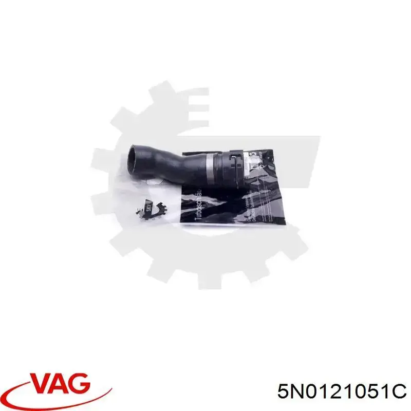 Compre 5N0121051C VAG Mangueira (cano derivado) inferior do radiador de esfriamento