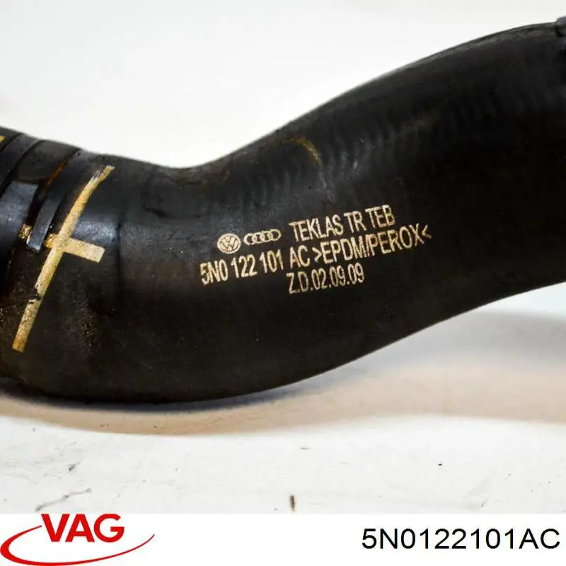 Compre 5N0122101AC VAG Mangueira (cano derivado) do radiador de esfriamento superior