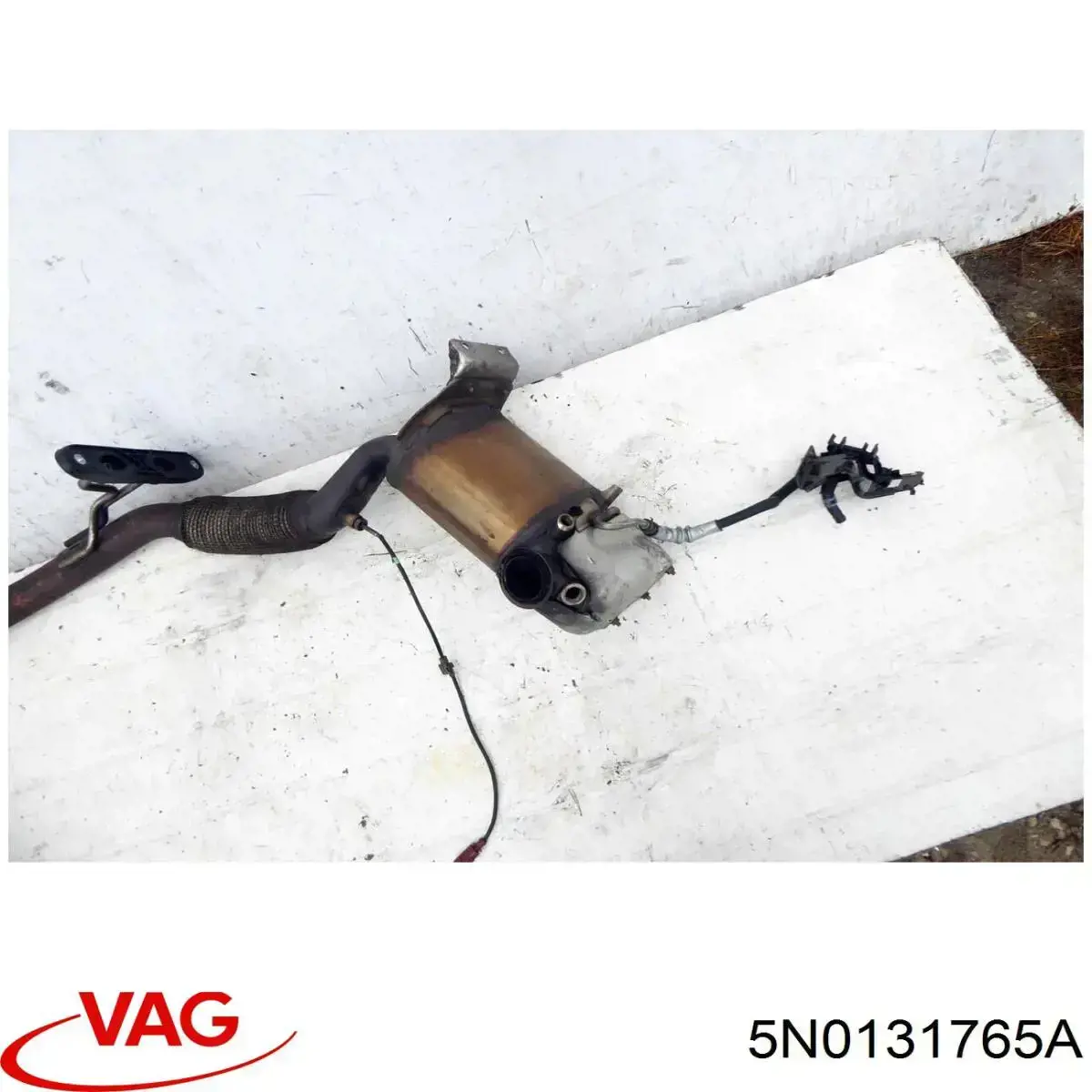 Filtro de partículas do sistema dos gases de escape 5N0131765A VAG