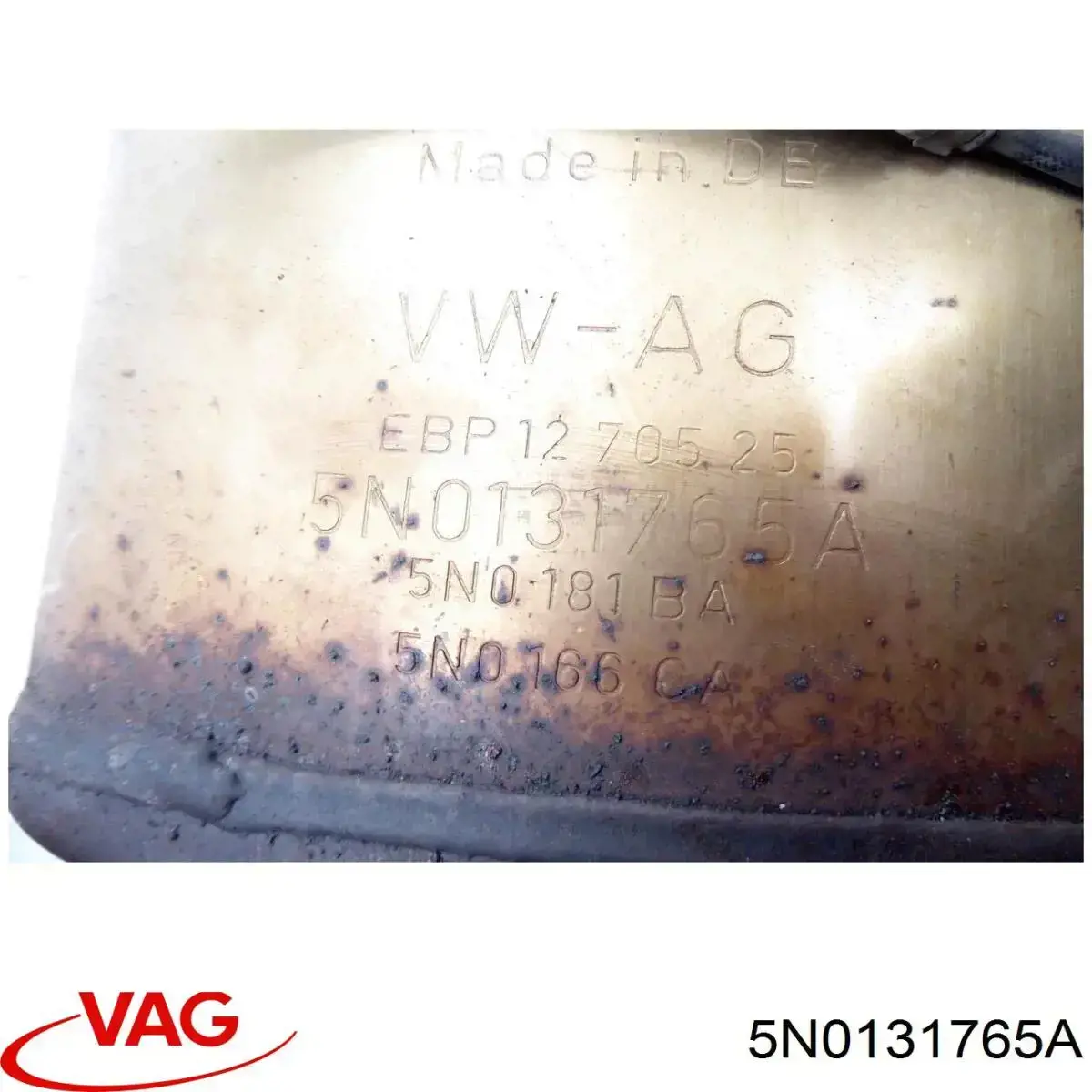 Filtro de partículas do sistema dos gases de escape VAG 5N0131765A