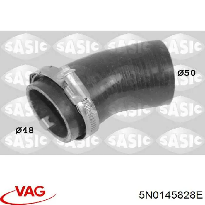 Compre 5N0145828E VAG Mangueira (cano derivado) de intercooler
