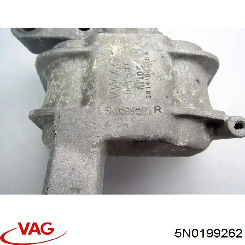 Coxim (suporte) direito de motor VAG 5N0199262