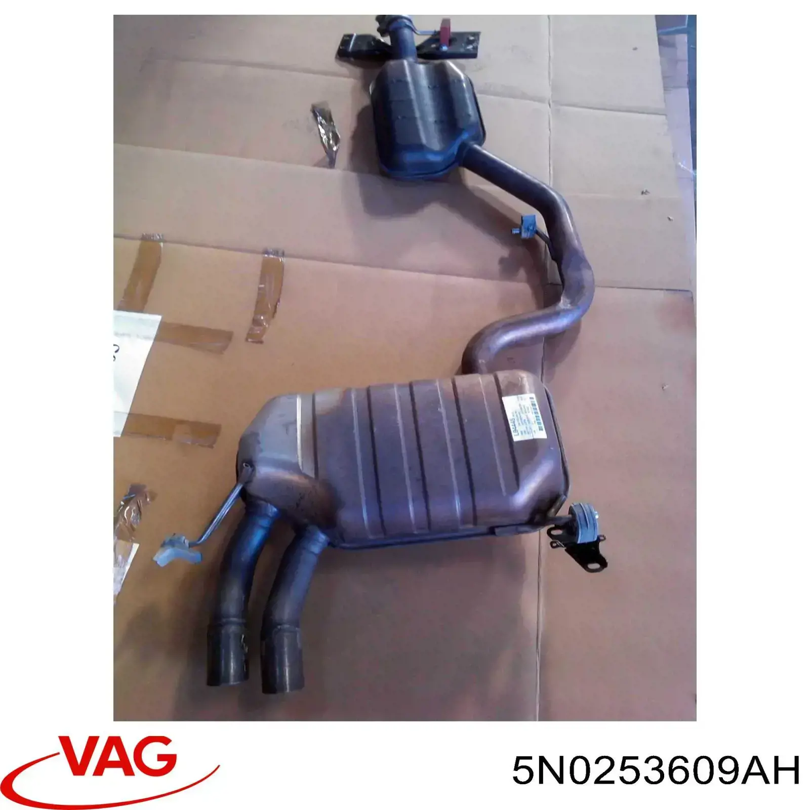 Silenciador, parte traseira VAG 5N0253609AH preço, a partir de 138,48 USD