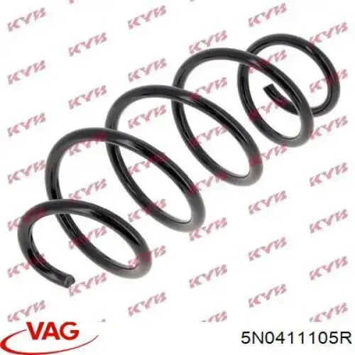 Mola dianteira VAG 5N0411105R preço, a partir de 61,86 USD