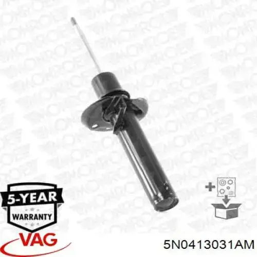 Compre 5N0413031AM VAG Amortecedor dianteiro