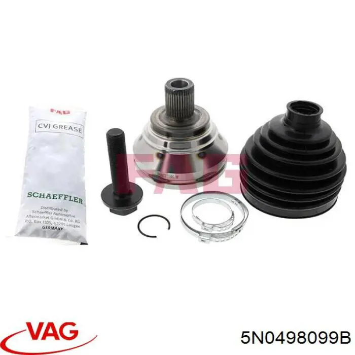 Junta homocinética externa dianteira VAG 5N0498099B preço, a partir de 566,70 USD