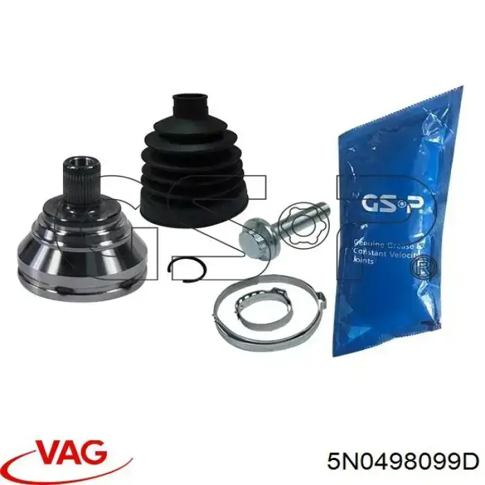 Junta homocinética externa dianteira VAG 5N0498099D preço, a partir de 359,19 USD