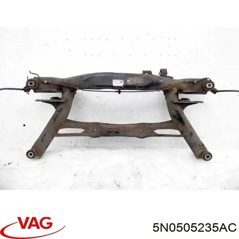 5N0505235AC VAG Viga de suspensão traseira (plataforma veicular)