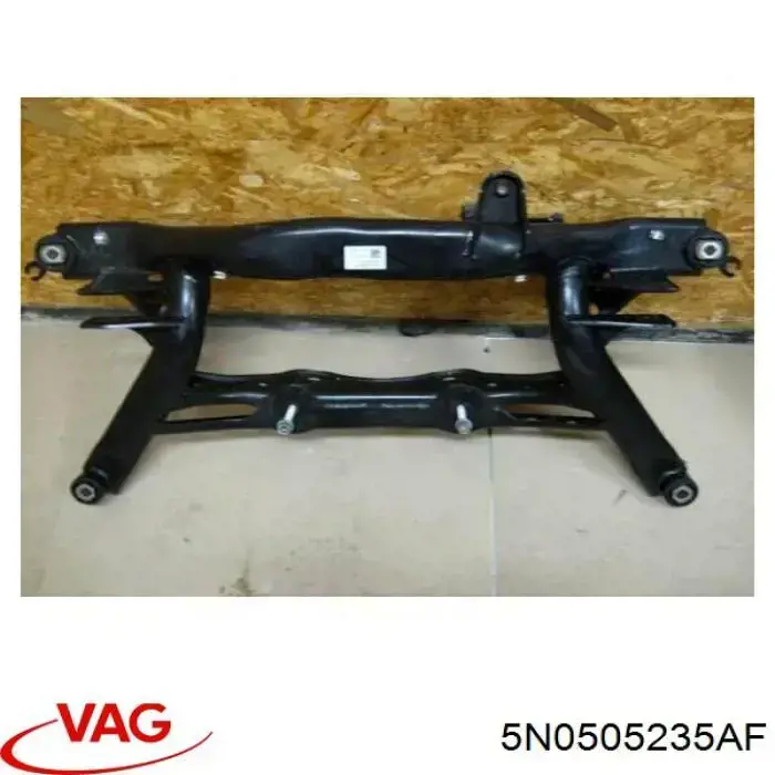 5N0505235AF VAG Viga de suspensão traseira (plataforma veicular)
