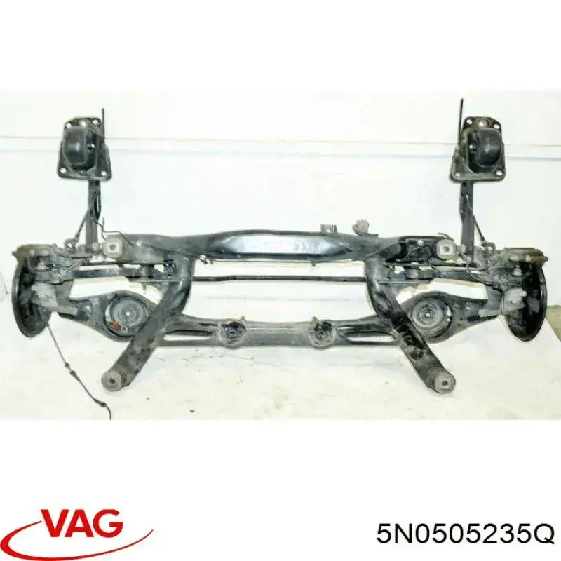 5N0505235M VAG Viga de suspensão traseira (plataforma veicular)