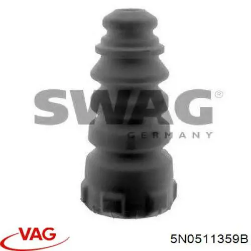 5N0511359B VAG Pára-choque (grade de proteção) de amortecedor traseiro