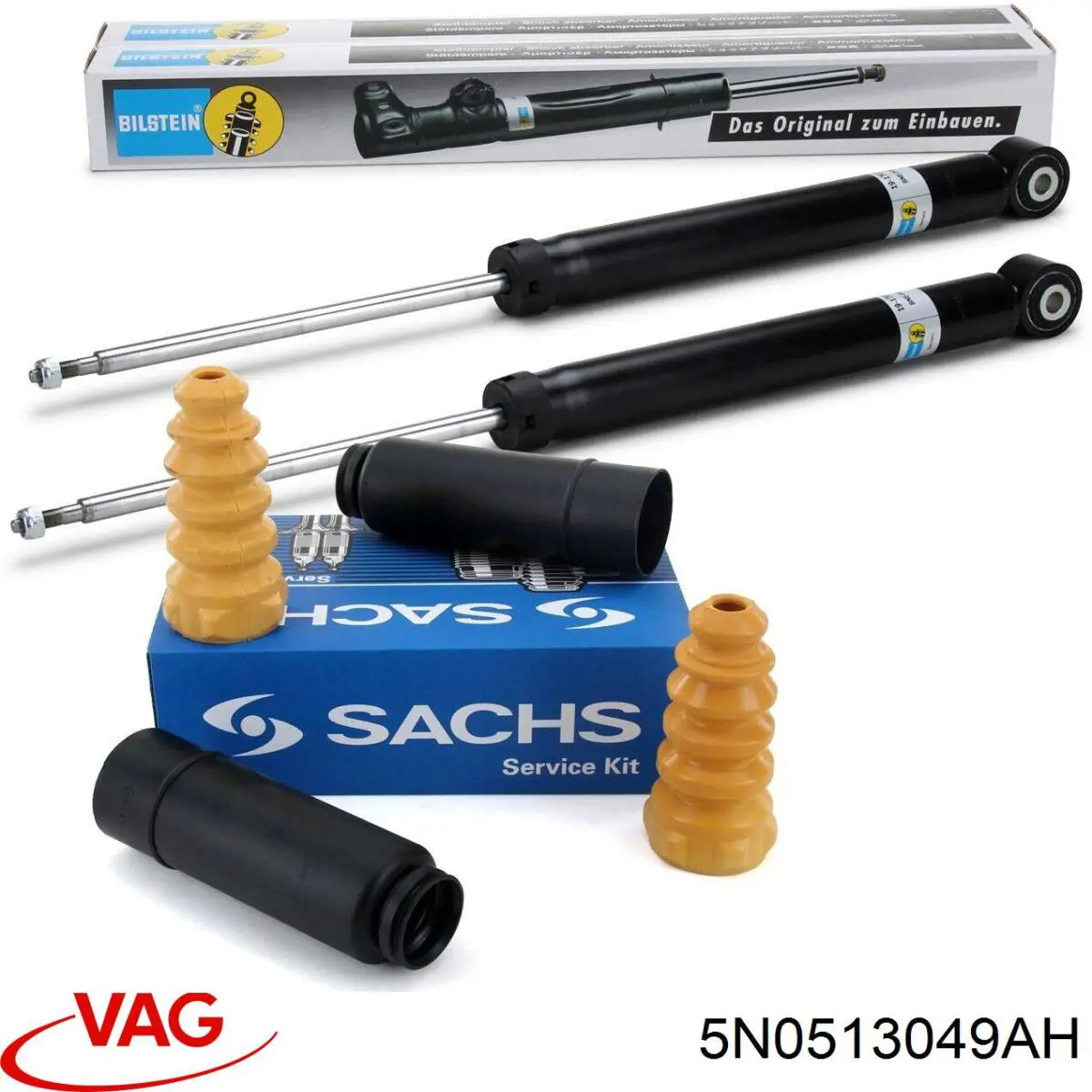 Compre 5N0513049AH VAG Amortecedor traseiro