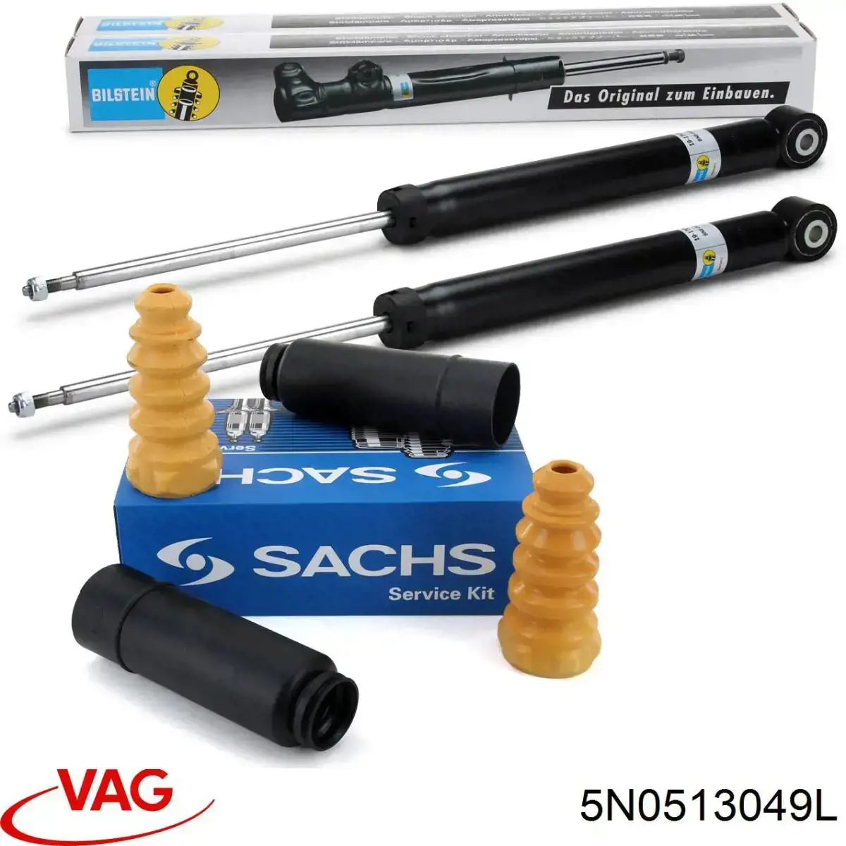 Compre 5N0513049L VAG Amortecedor traseiro