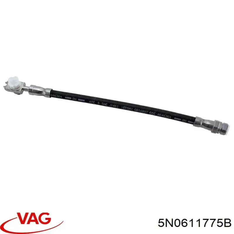 Compre 5N0611775B VAG Mangueira do freio traseira
