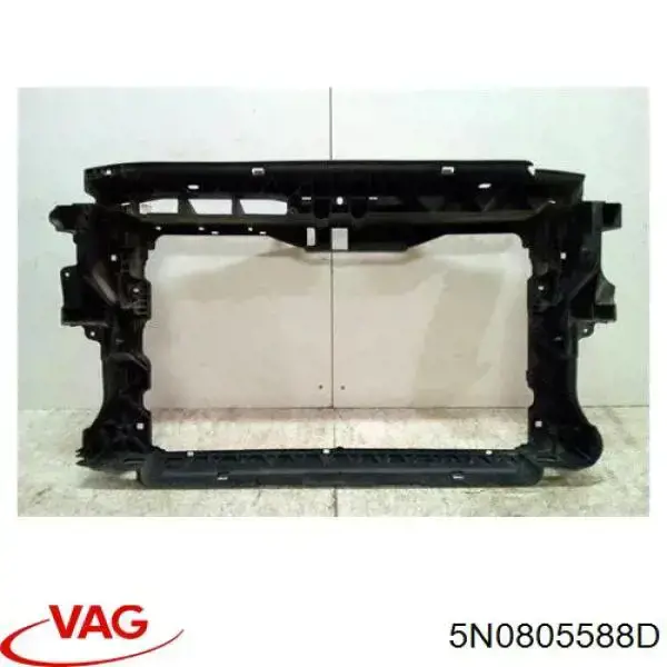5N0805588D VAG Suporte do radiador montado (painel de montagem de fixação das luzes)