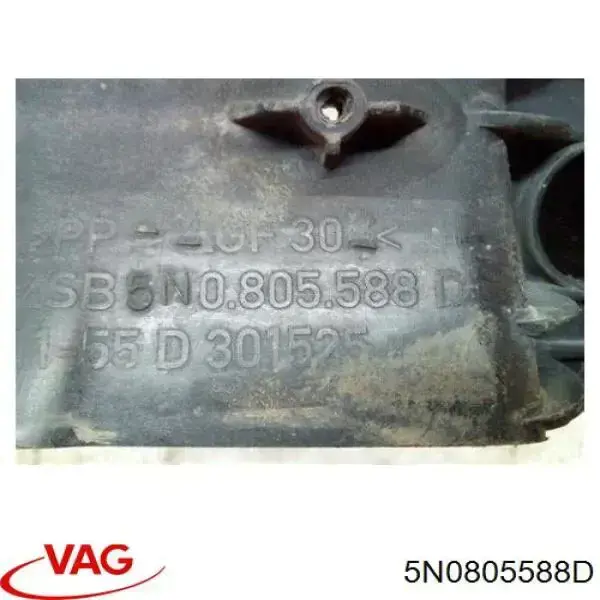 Suporte do radiador montado (painel de montagem de fixação das luzes) VAG 5N0805588D preço, a partir de 114,24 USD