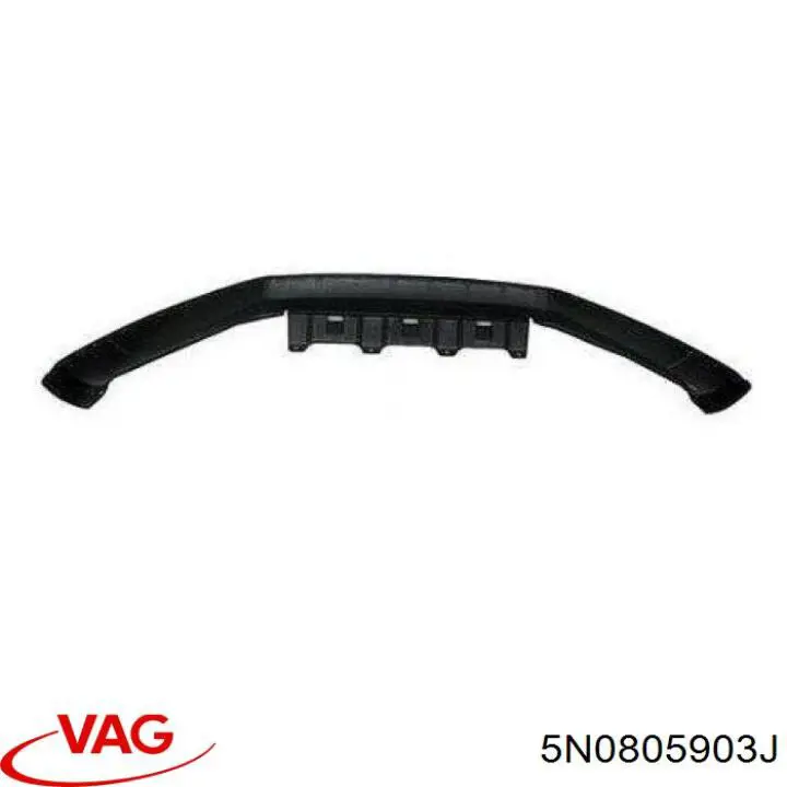 Spoiler do pára-choque dianteiro VAG 5N0805903J preço, a partir de 35,61 USD