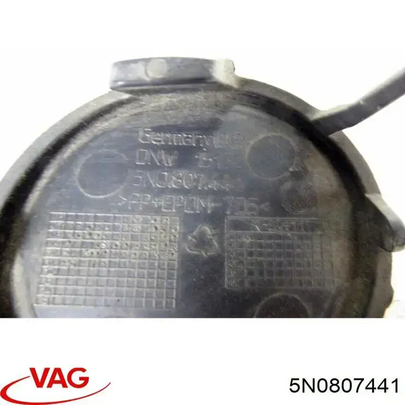 Tampão traseiro do pára-choque do gancho de reboque VAG 5N0807441 preço, a partir de 26,48 USD