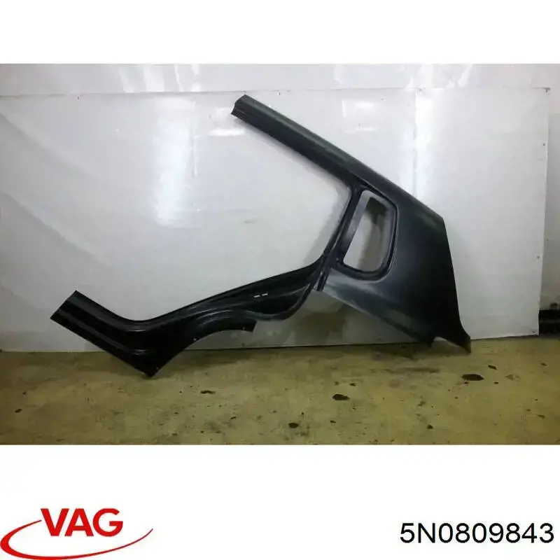 Pára-lama traseiro esquerdo VAG 5N0809843 preço, a partir de 1342,53 USD