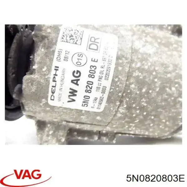 Compre 5N0820803E VAG Compressor de aparelho de ar condicionado