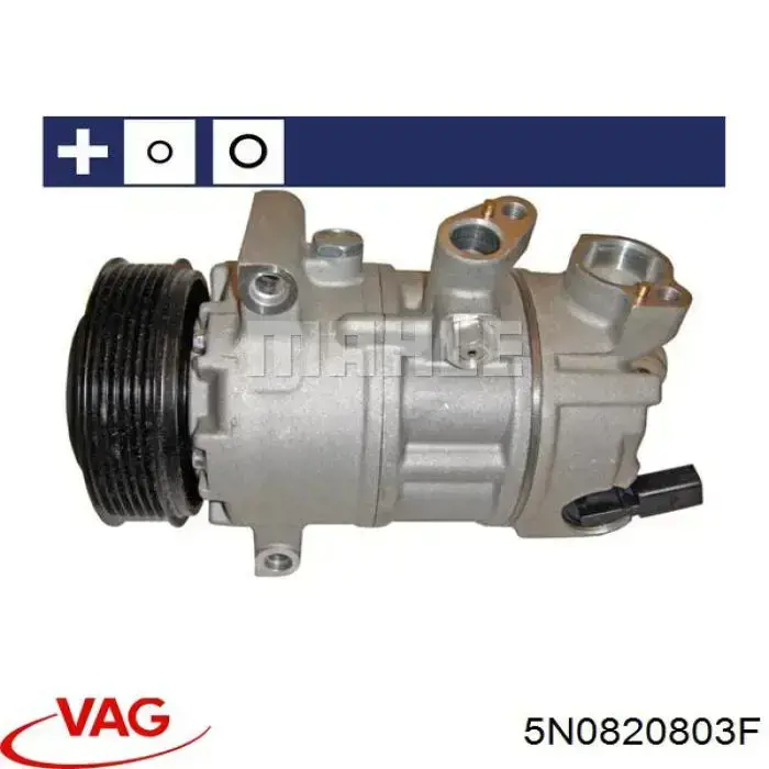 5N0820803F VAG Compressor de aparelho de ar condicionado