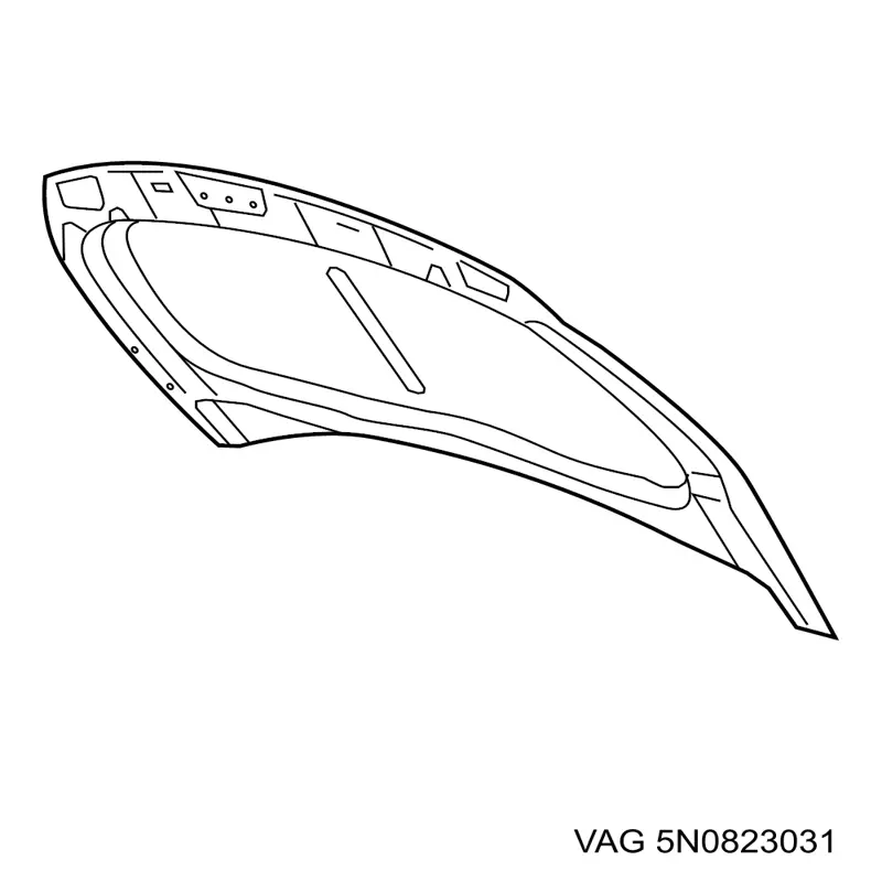 Capota VAG 5N0823031 preço, a partir de 299,91 USD