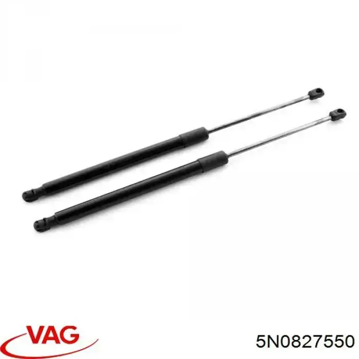 5N0827550 VAG Amortecedor de tampa de porta-malas (de 3ª/5ª porta traseira)
