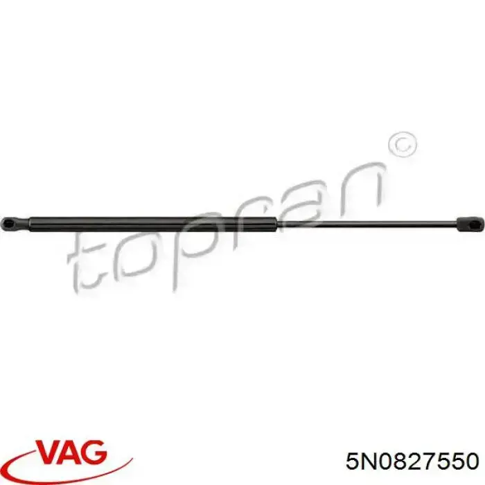 Compre 5N0827550 VAG Amortecedor de tampa de porta-malas (de 3ª/5ª porta traseira)