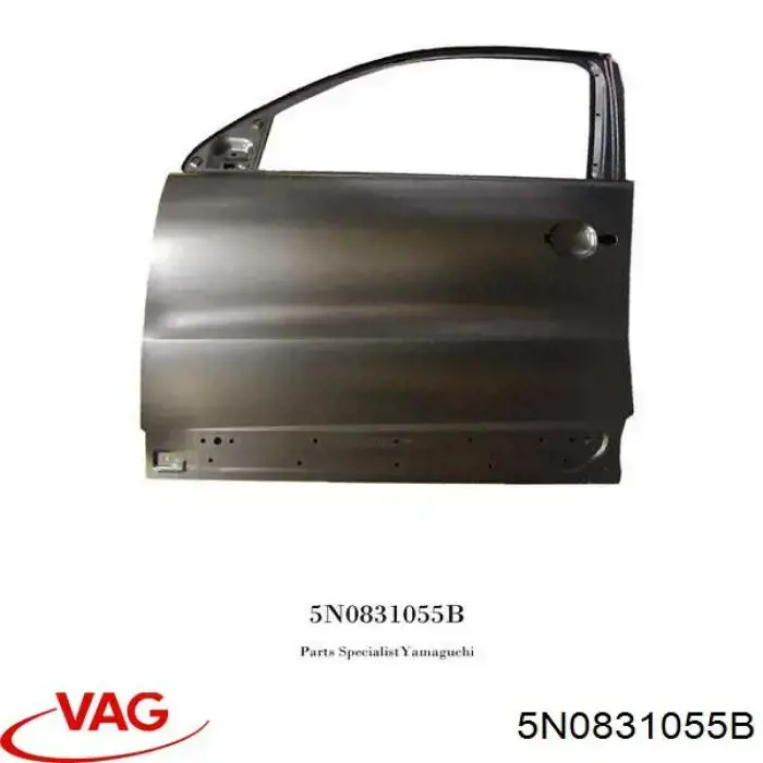 Compre 5N0831055A VAG Porta dianteira esquerda