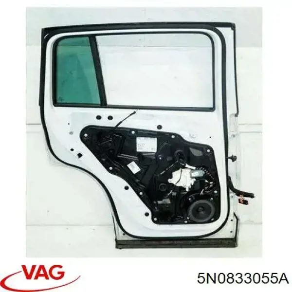 Porta traseira esquerda VAG 5N0833055A preço, a partir de 497,15 USD
