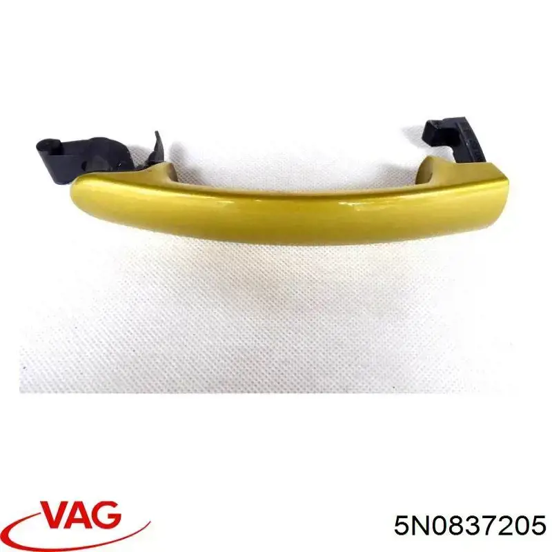 Maçaneta externa da porta dianteira 5N0837205 VAG